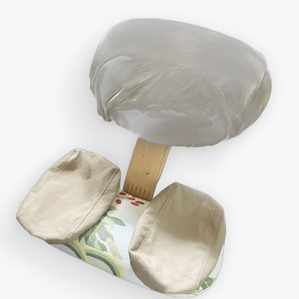 画像1: 【TWさまオーダー品】バランスチェア用カバー（ヴァリアブルバランス用）【強撥水加工生地：13.モカ】 (1)